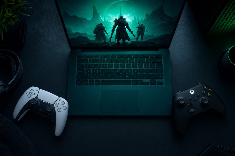 Montage of game beta registration screens across PC, PS5, and Xbox platforms with Di2Beta tracker overlay graphics