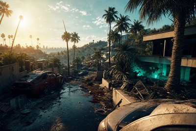 Dead Island 2 beta site screenshot composite — the original 2014 portal alongside modern Dead Island 2 box art